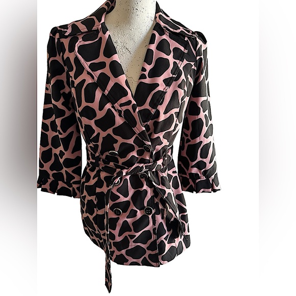 heart soul Jackets & Blazers - HEART SOUL PINK AND BACK WOMANS LONG SLEEVE COAT SZ SMALL